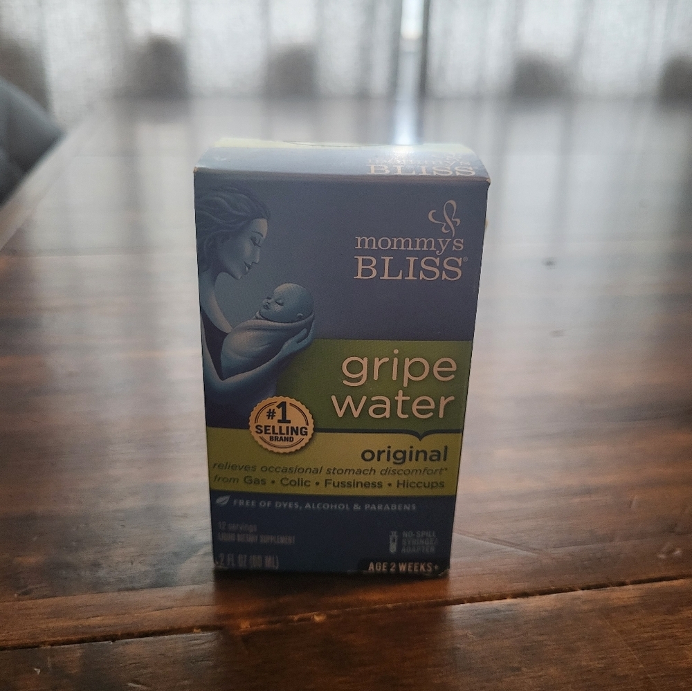 Unopened Original mommys BLISS Gripe Water 2 fl oz
